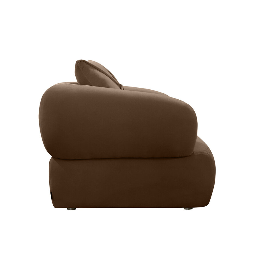 Fauteuil Palermo velvet bruin