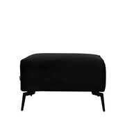 Bronx71 Hocker Vegas zwart velvet