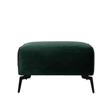 Bronx71 Hocker Vegas groen velvet