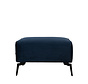 Hocker Vegas blauw velvet