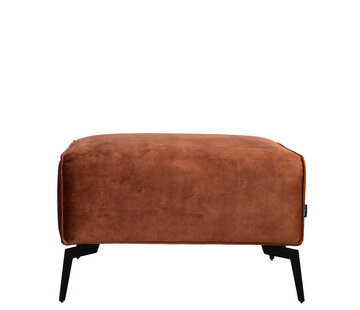 Bronx71 Hocker Vegas koper velvet