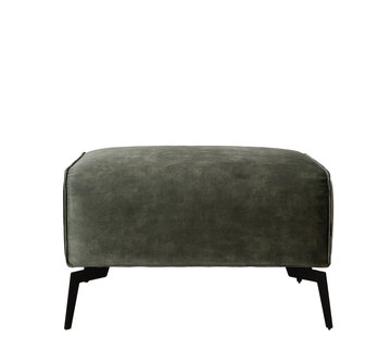 Bronx71 Hocker Vegas groen velvet