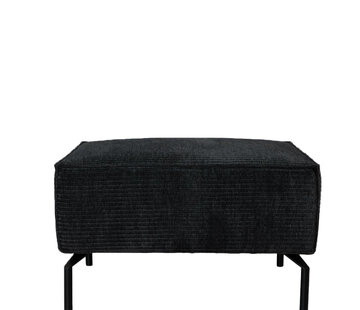 Bronx71 Hocker Kansas ribstof donker groen