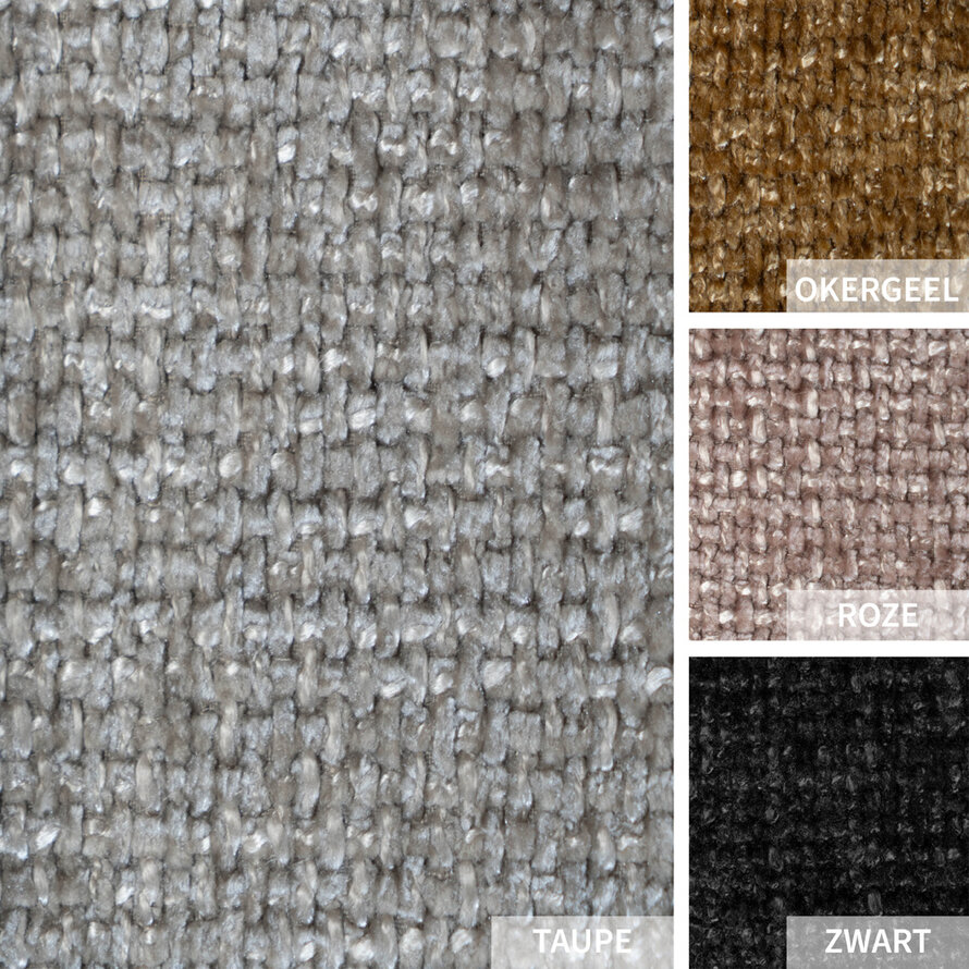 2,5-zitsbank Memphis taupe chenille stof