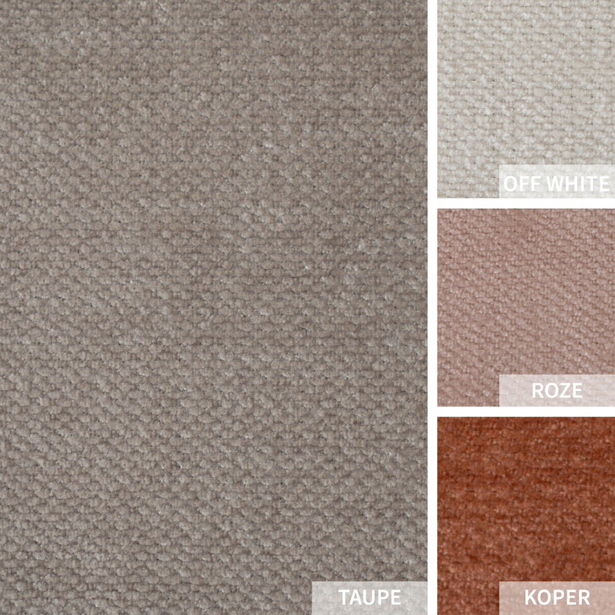 3-zitsbank Kansas taupe polyester