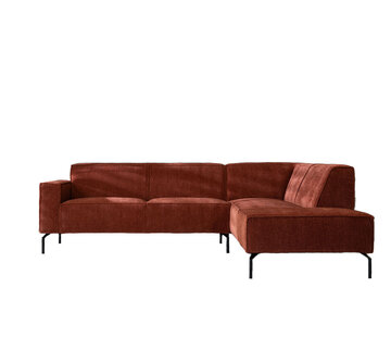 Bronx71 Hoekbank rechts Kansas ribstof koper