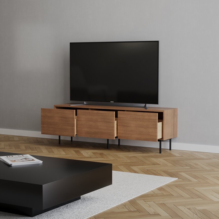 Tv-meubel Thomas rustiek eiken 150 cm
