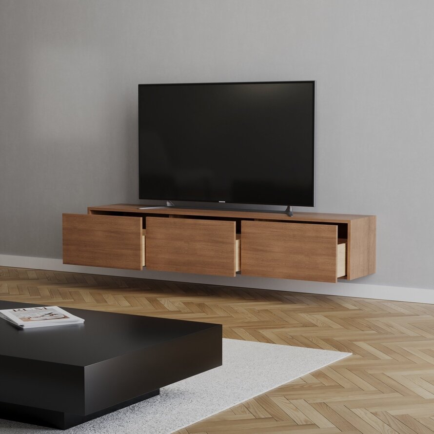 Tv-meubel Thomas rustiek eiken 180 cm