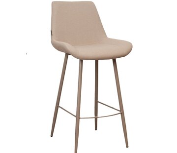 Bronx71 Barkruk Maud taupe gerecycled polyester 74 cm