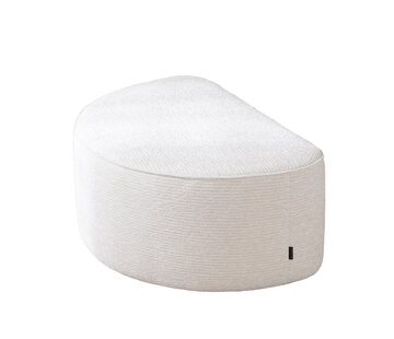 Bronx71 Hocker Mio ribstof off white