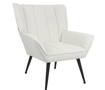 Bronx71 Fauteuil City linnen off white