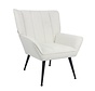 Fauteuil City linnen off white