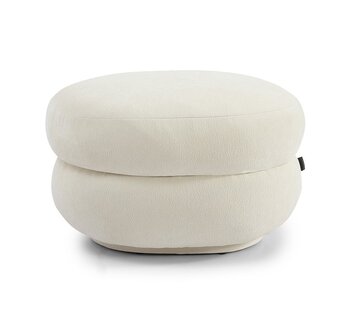 Bronx71 Hocker Mia chenille offwhite