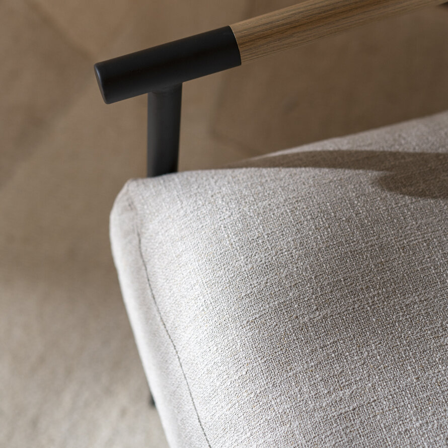 Fauteuil Jade linnen taupe