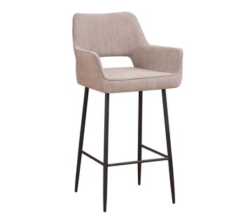 Bronx71 Barkruk Inga taupe gerecycled polyester 78 cm