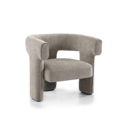 Bronx71 Fauteuil Bibi chenille taupe