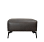 Hocker Vegas antraciet eco-leer