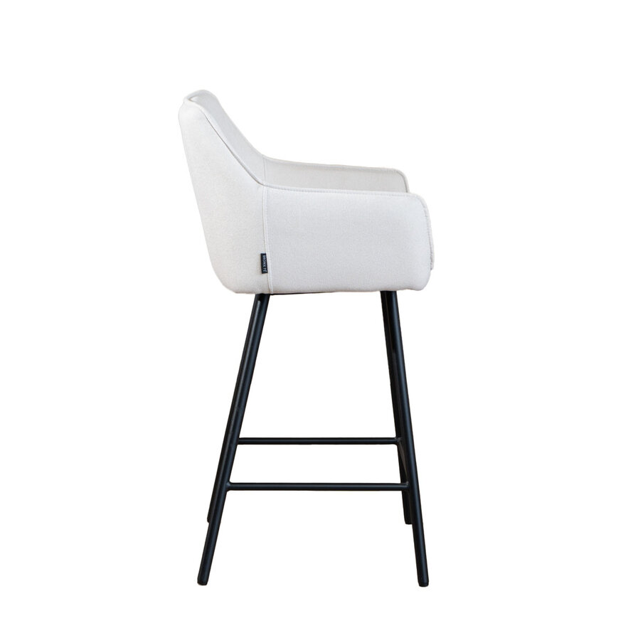 Barkruk Andor off white gerecycled polyester 65-78 cm