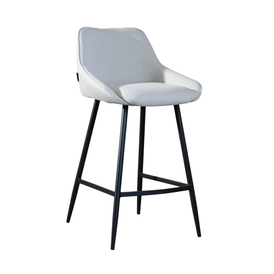 Barkruk Lova grijs gerecycled polyester 68 cm