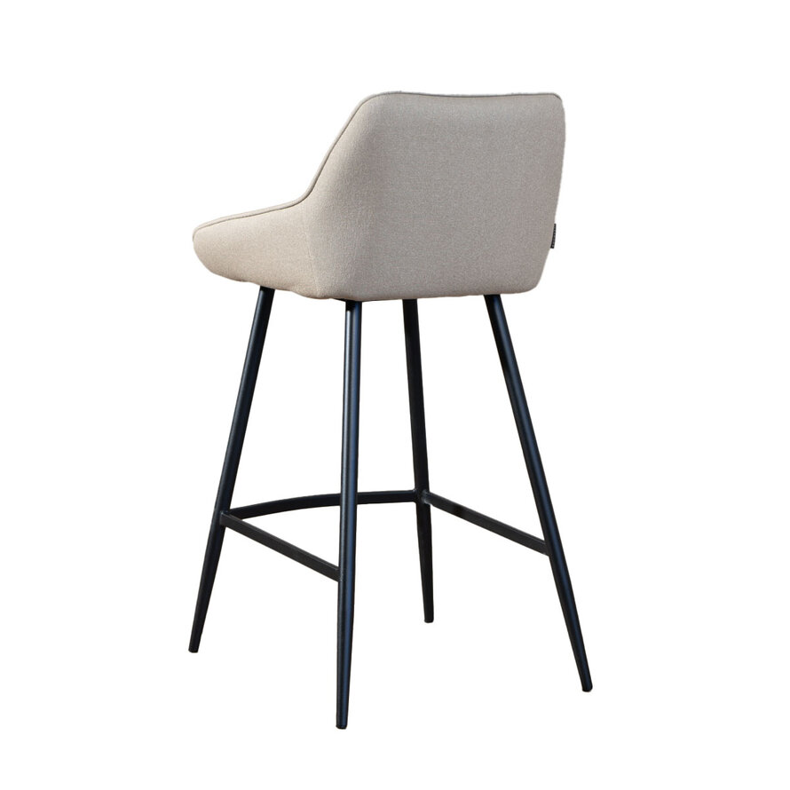 Barkruk Lova taupe gerecycled polyester 68 cm