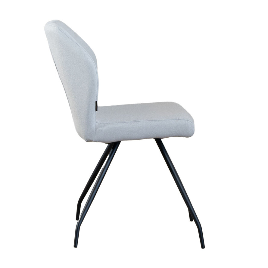 Stoel Fenris gerecycled polyester grijs