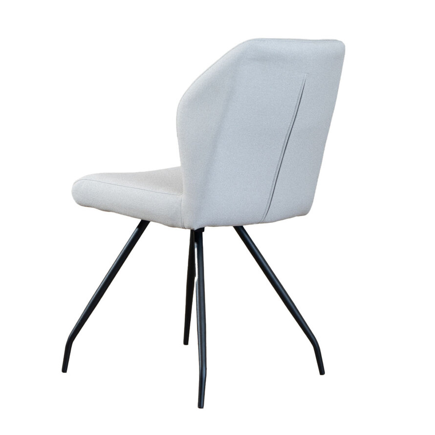 Stoel Fenris gerecycled polyester grijs