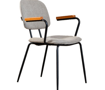 Bronx71 Stoel Oskar taupe gerecycled polyester