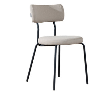 Bronx71 Stapelbare stoel Lyon taupe gerecycled polyester