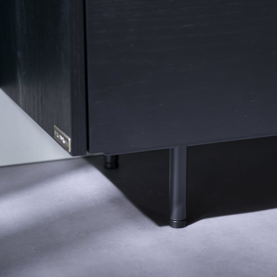 Tv-meubel Thomas zwart eiken 180 cm