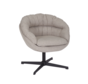 Fauteuil Porto draaibaar linnen taupe