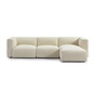 Hoekbank 3-zits Karla rechts off white