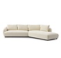 Hoekbank rechts Isa chenille off white