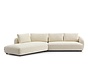 Hoekbank links Isa chenille off white