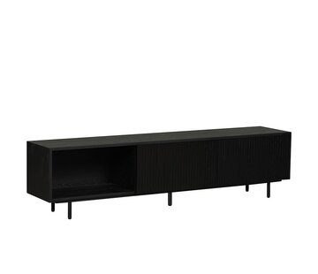 Bronx71 Tv-meubel Ray zwart eiken 180 cm