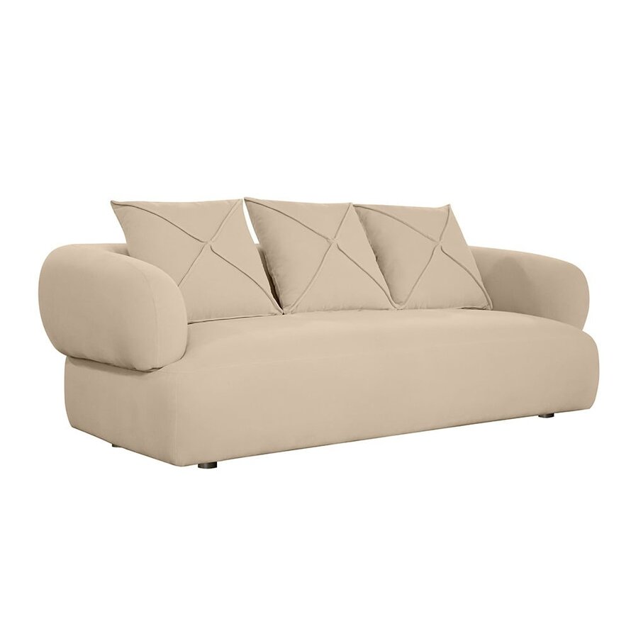 3-zitsbank Palermo velvet beige