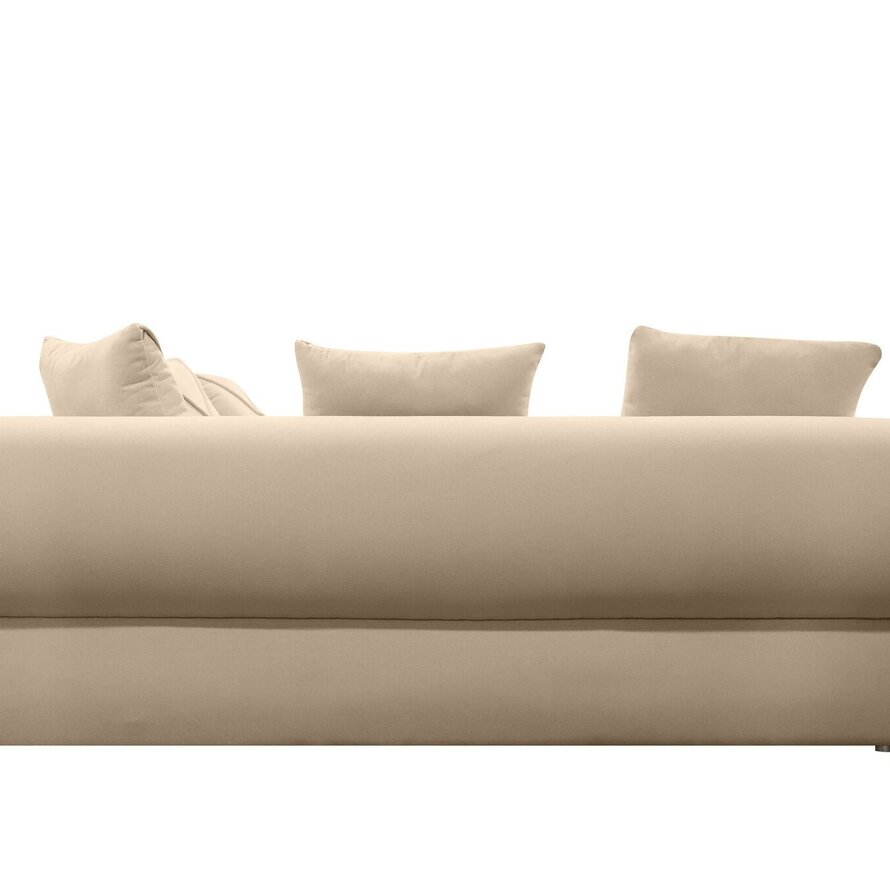 Hoekbank rechts Palermo velvet beige