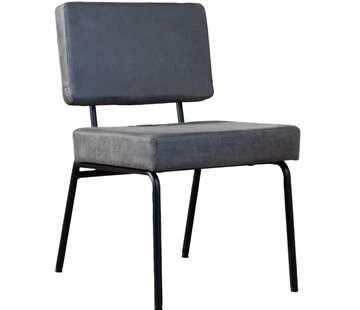 Bronx71 Stoel Espen antraciet eco-leer