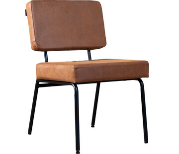 Bronx71 Stoel Espen cognac eco-leer