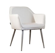 Bronx71 Stoel Elin off white gerecycled polyester