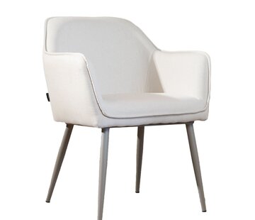 Bronx71 Stoel Elin off white gerecycled polyester