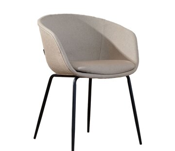 Bronx71 Stoel Ole taupe gerecycled polyester