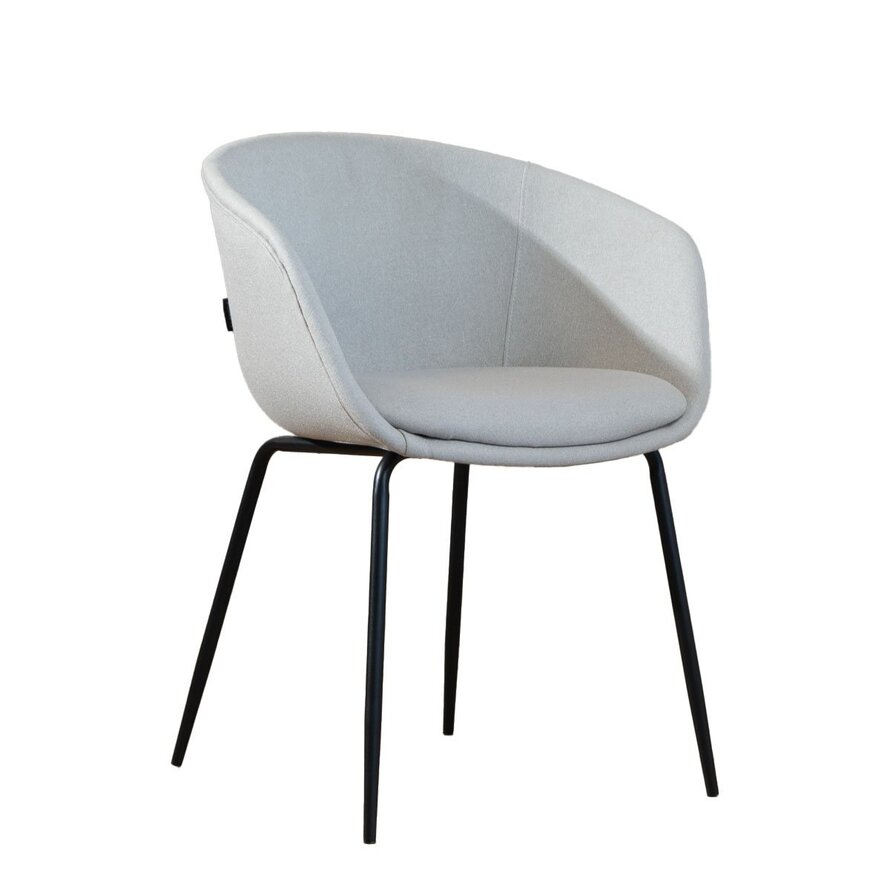 Stoel Ole grijs gerecycled polyester
