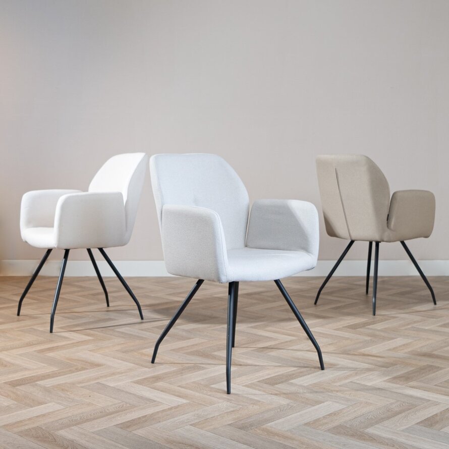 Stoel Frey gerecycled polyester taupe