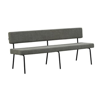 Bronx71 Eetkamerbank Espen groen gerecycled polyester 190 cm