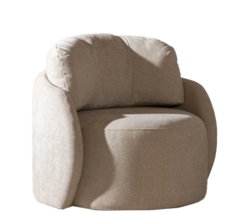 Bronx71 Fauteuil Cali beige chenille