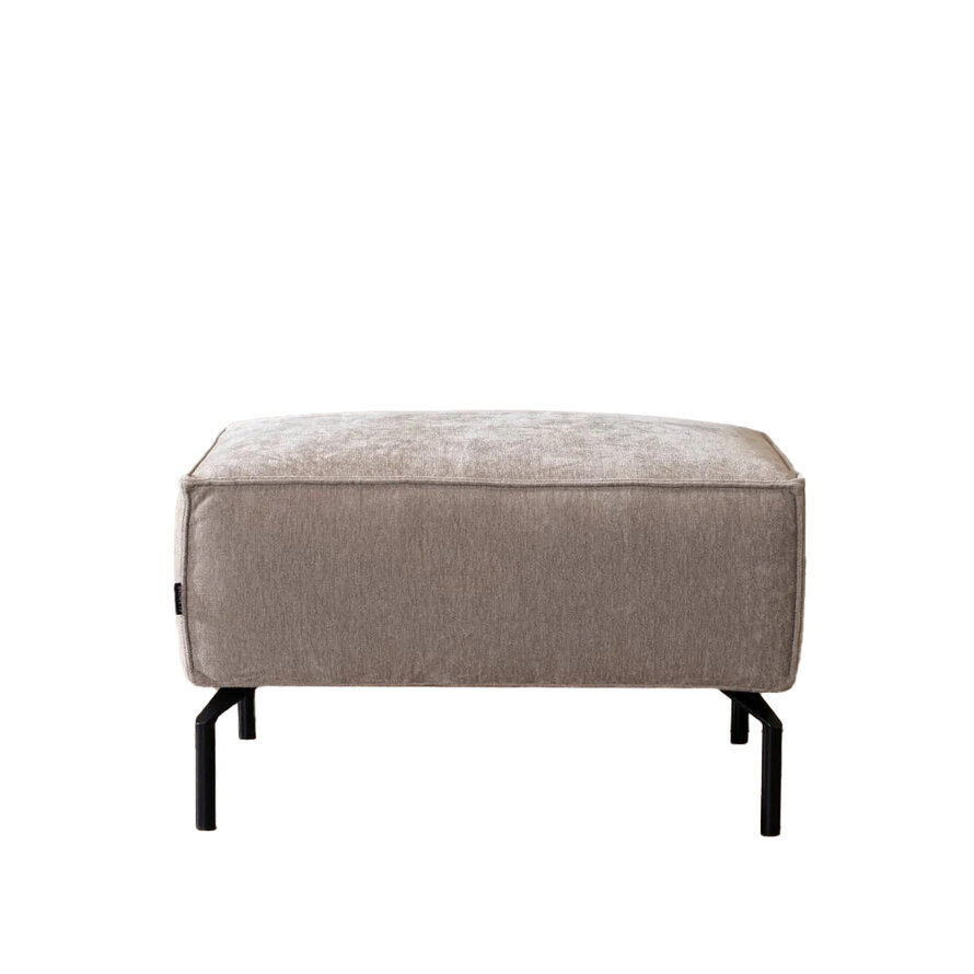 Hocker Kansas stof gemêleerd rinaldi taupe