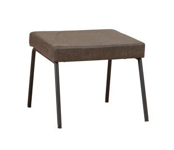 Bronx71 Hocker Espen antraciet eco-leer
