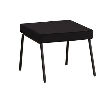 Bronx71 Hocker Espen zwart velvet