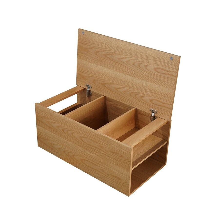 Salontafel Jaxx blank eiken 88x46 cm