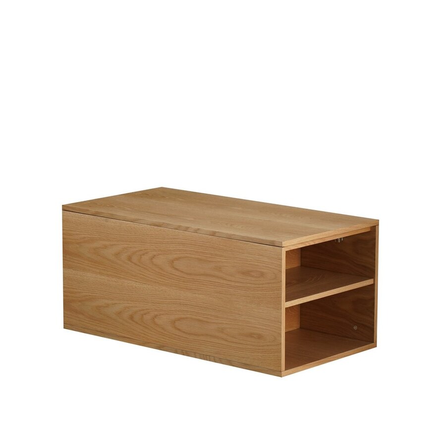 Salontafel Jaxx blank eiken 88x46 cm